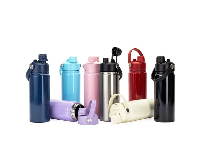 Garrafa T�rmica 600ml tampa dupla